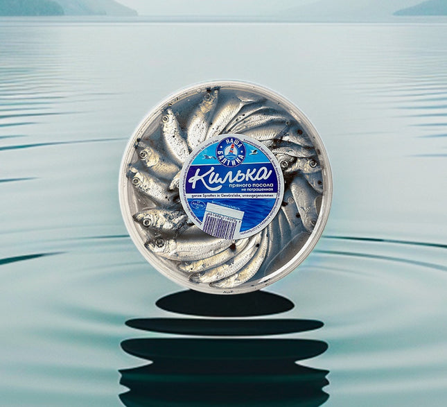 Spiced sprat, gutted, 500 g