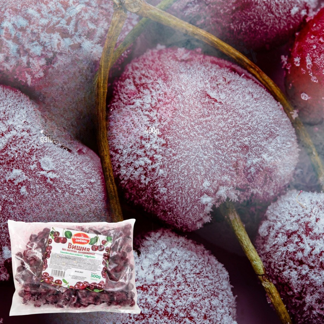 Frozen pitted cherries, 500 g