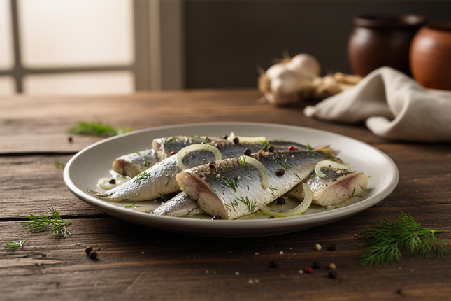 Herring Fillets with Fresh Dill, 210 g