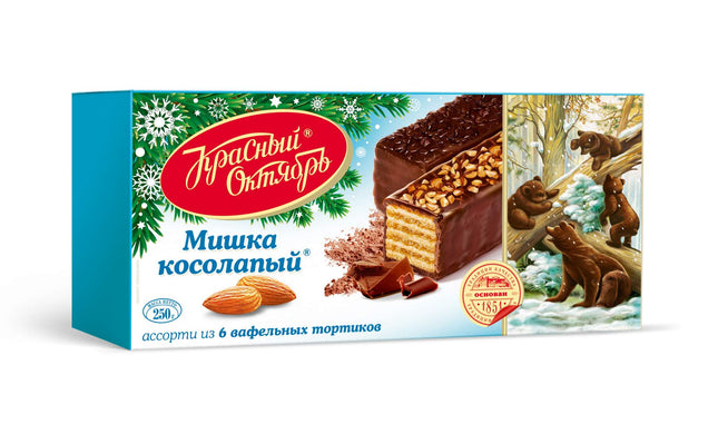 Krasnyj Oktjabr, gâteau "Mishka kosolapij", 250g