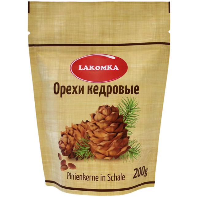Pine nuts (Pinus Sibirica) in shell, 200g.