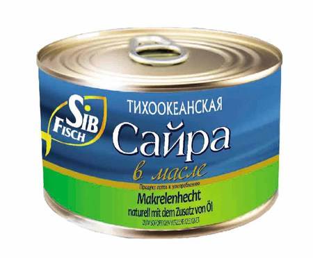 Pacific Saira in Oil, 250 g