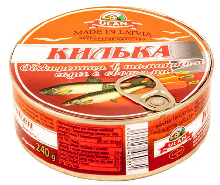 Kilka in tomato sauce, 240 g