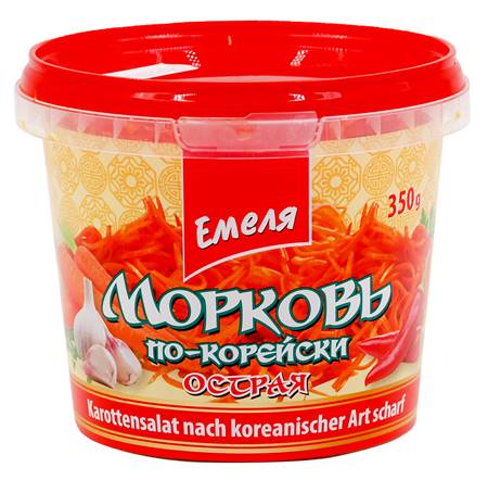 Spicy Korean-Style Carrots, 350g