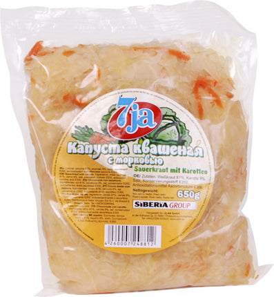Sauerkraut with Carrots, 650 g