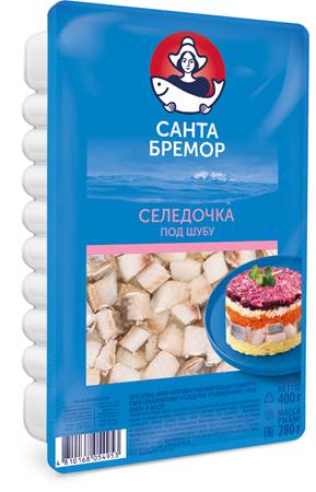 Herring fillet, 400g.