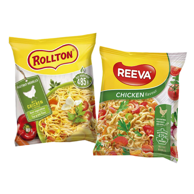 "Reeva" noodle with chicken flavor
