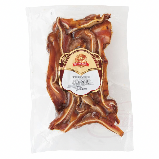 Ukrainian-style smoked pork ears, 240 g