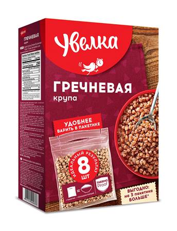 <tc>Гречка в пакетиках "Увелка" 8 штук по 80 грамм</tc>