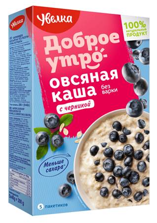 Oatmeal Blueberry Porridge, 5x40g