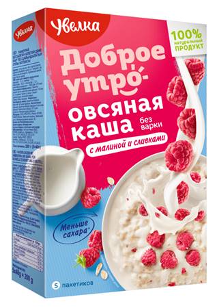 Oatmeal Raspberry Cream 5x40g