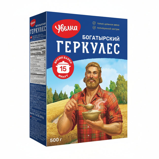 Uvelka Hercules Oat Flakes, 500g