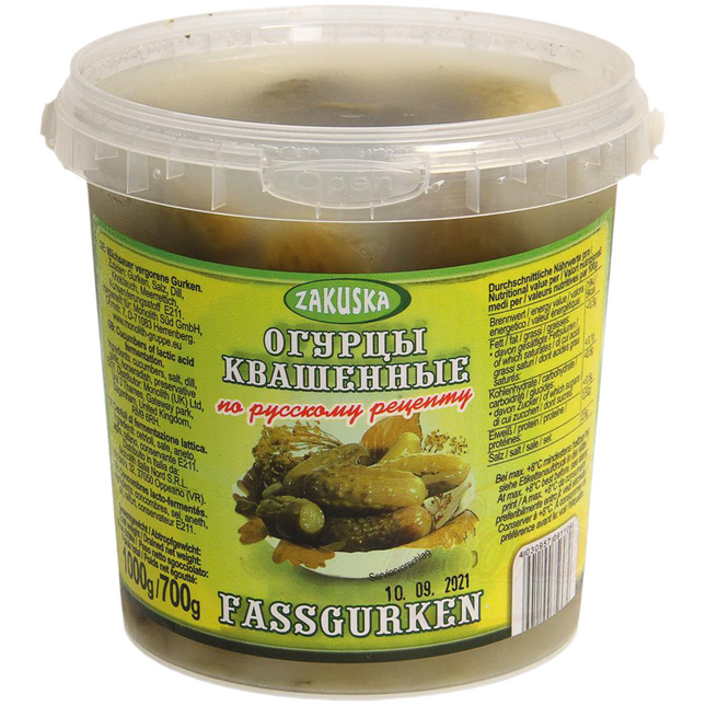 Pickled cucumbers "Home style", 1000g