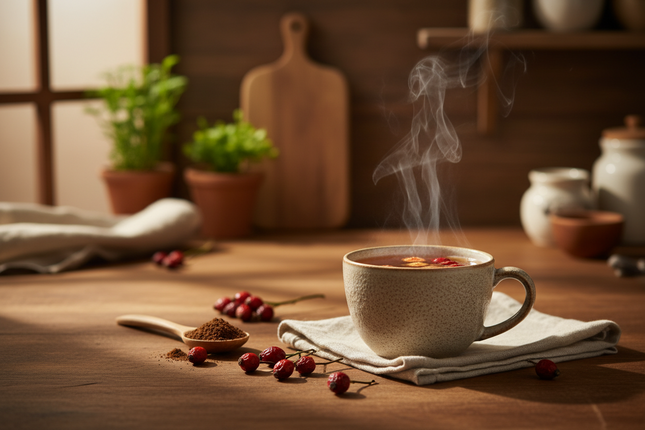 Chicory Drink with Rosehip Flavor, 100 g