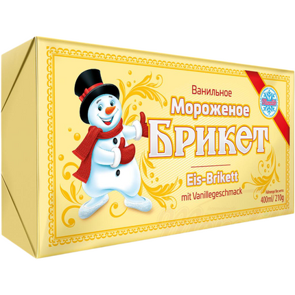 Ice cream "Briket", 400 ml