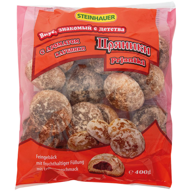 Strawberry-Flavored Gingerbread, 400 g