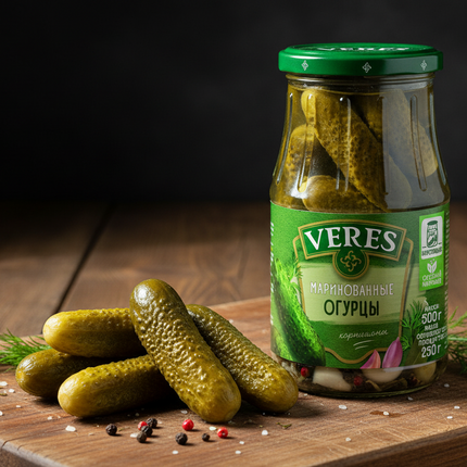 Маринованные огурцы, 500 г