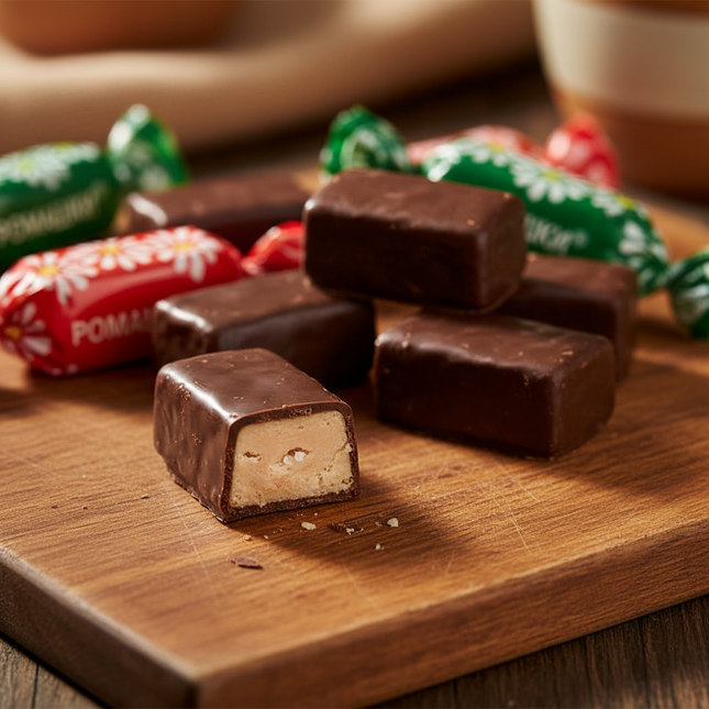 Romashki, Krasnyj Oktjabr, Bonbons en fondant, 250g