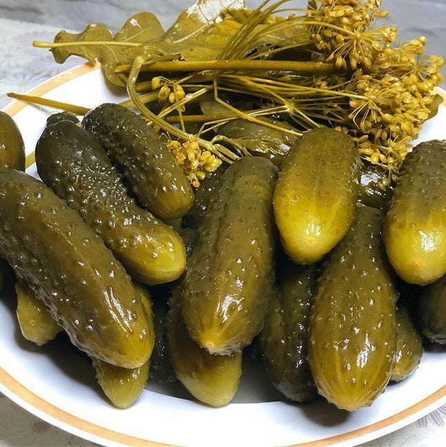 Pickled cucumbers, 640g.