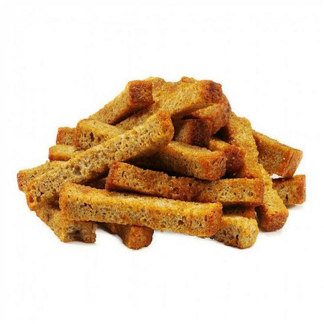 Fried wheat crackers with bacon flavor, 80g.
