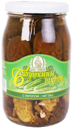 Pickled cucumbers, 900ml
