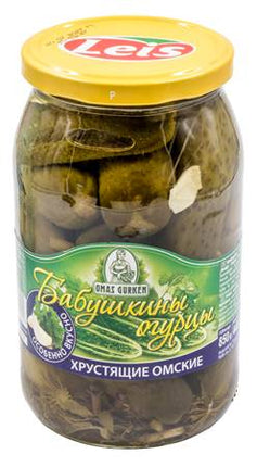 Cucumbers crispy, 900 g