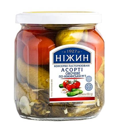 Assorted vegetable, 450 g