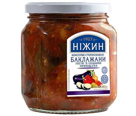Eggplant spicy, 460 g
