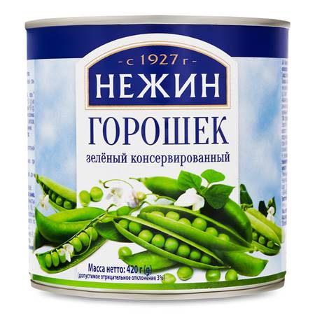 Canned Peas, 420g