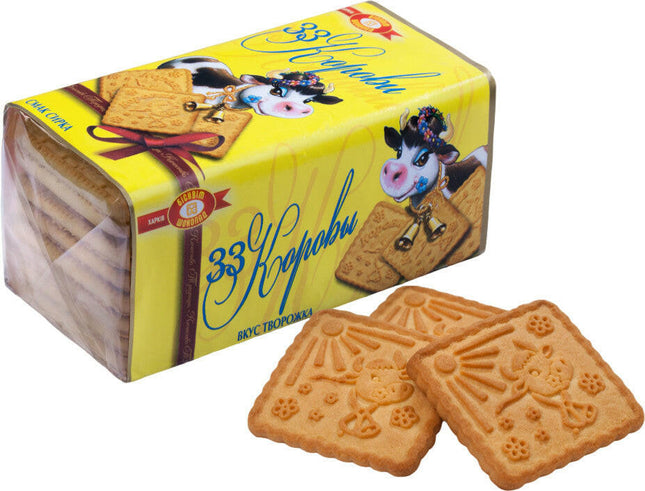 Cookies "33 Cows" curd, 180g.