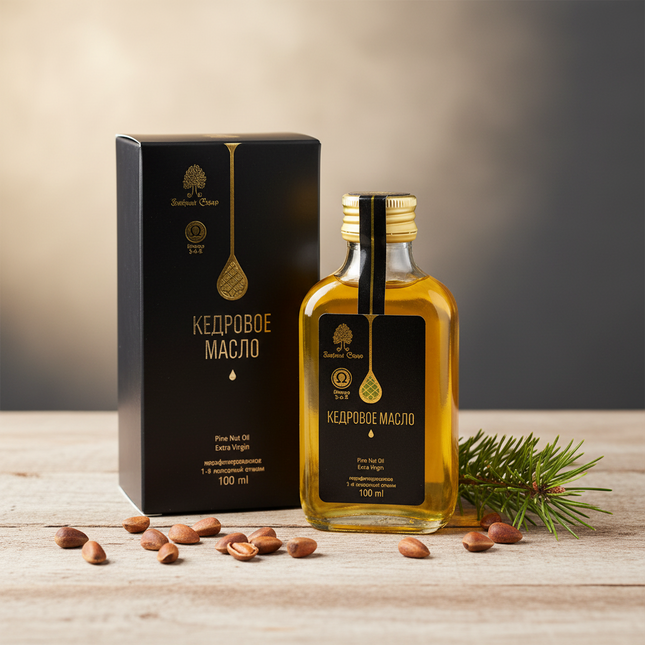 Siberian Cedar Pine Nut Oil, 100 ml