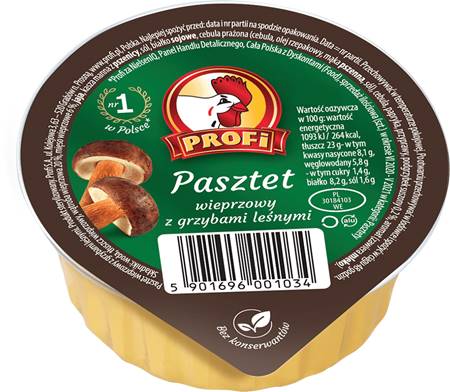 Liver Pâté with Mushrooms, 130g