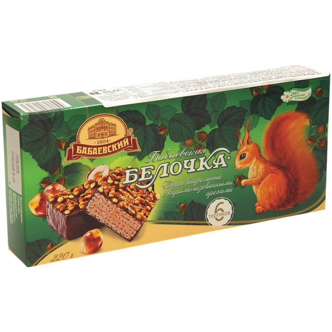 «Babaevskaya Belochka», cake, 220 g