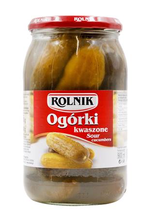 "Rolnik" pickled cucumbers, 900 g