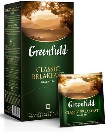 Greenfield Classic Breakfast Tea, 25 pieces
