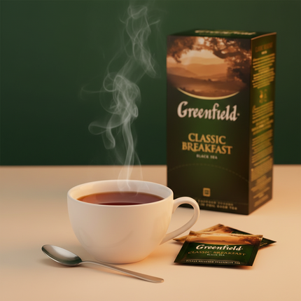 Greenfield Classic Breakfast Tea, 25 pieces