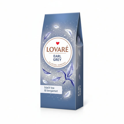 Lovare Эрл Грей, рассыпной листовой чай, 80г