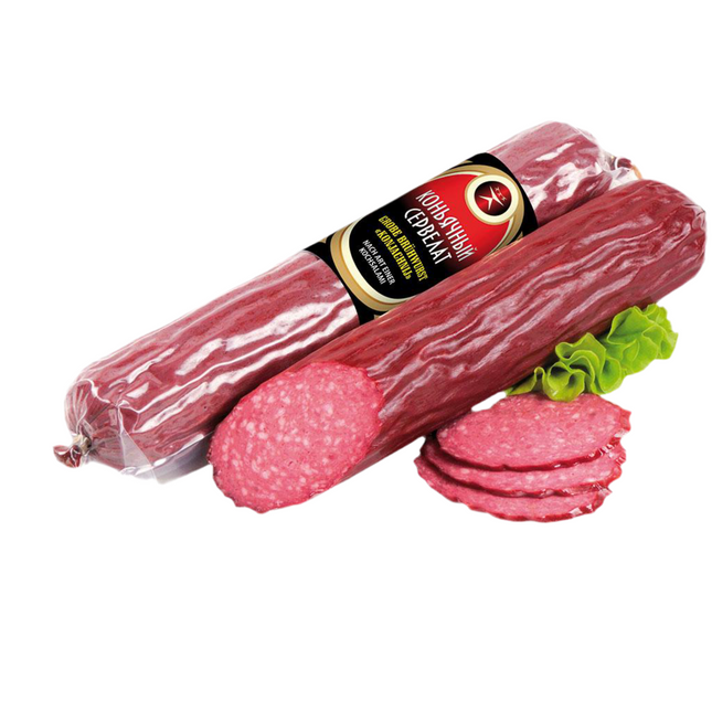 Коньячный сервелат, 350 г.