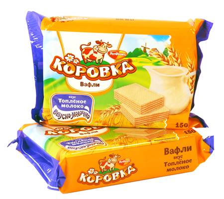 Korovka wafers, 150 g