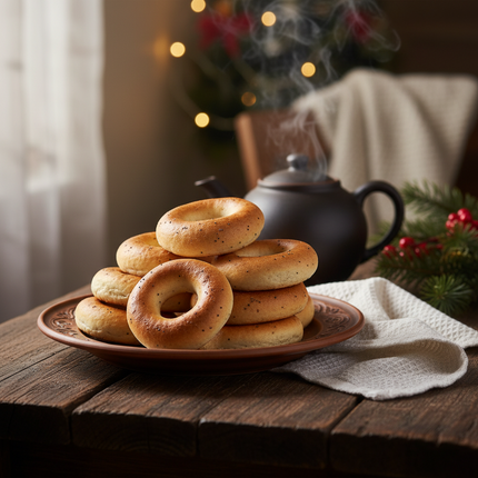 Traditional Baranki with Poppy Seeds, 350 g