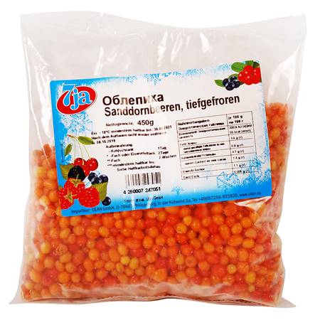 Frozen sea buckthorn, 450 g