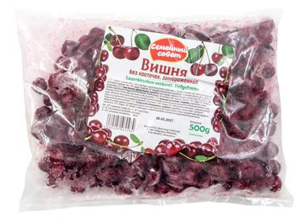Frozen pitted cherries, 500 g