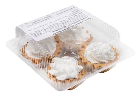 Basket Cake with Meringue Cream, 4 pcs