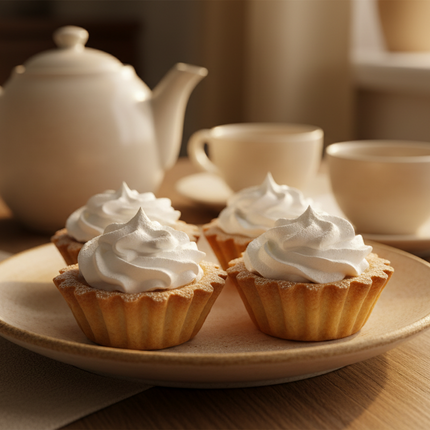 Basket Cake with Meringue Cream, 4 pcs