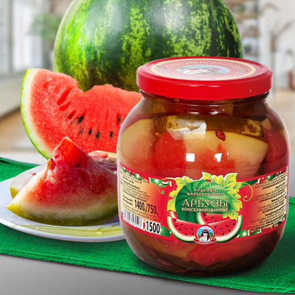Canned watermelons, 1 kg