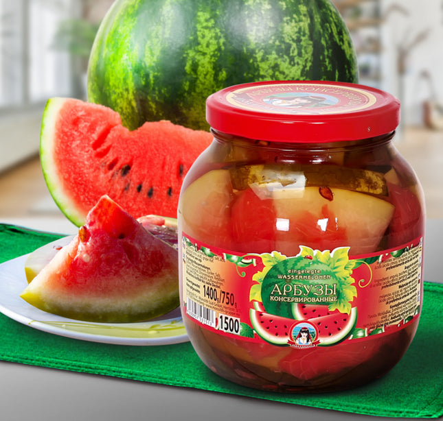 Canned watermelons, 1 kg