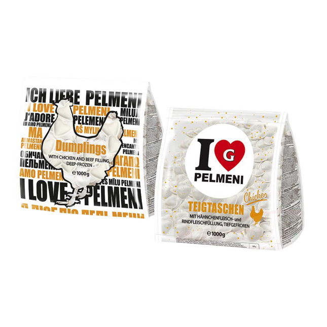 Dumplings with chicken & beef, 1 kg