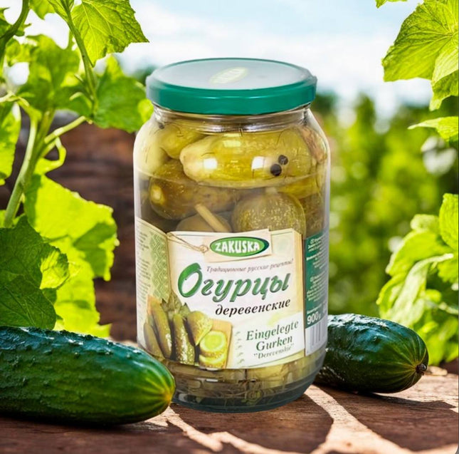 Concombre mariné "Derevenskie", 880g