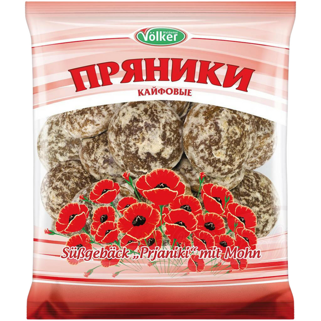 Имбирный пряник с маком, 400г