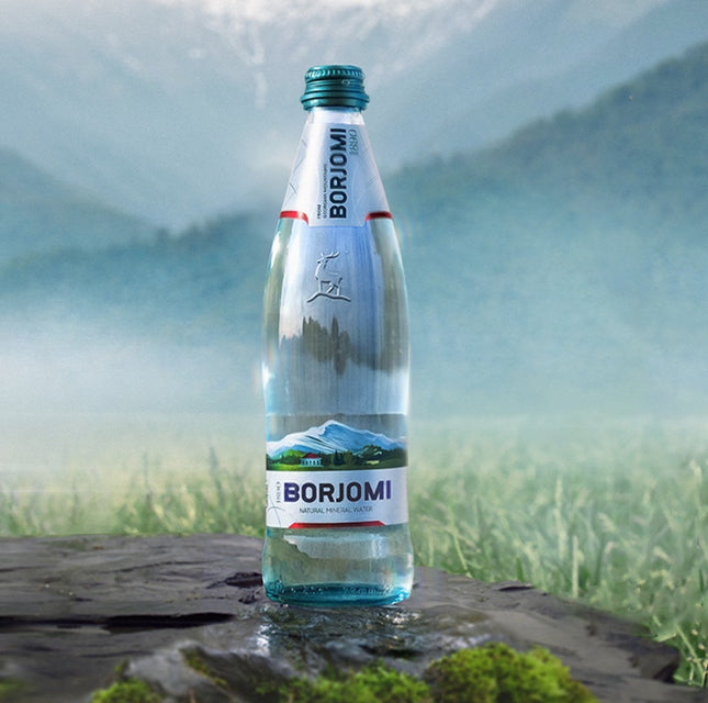 "Borjomi" mineral water, 0,5 L